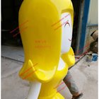 japanese famous movie cartoon  statue of fiberglass colorful  for  garden model props
