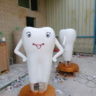 customize size fiberglass large teeth model as decoration statue in teeth hospital or oral clinic