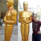 customize size party decoration large golden oscar statue as decoration statue in shop/ mall /event