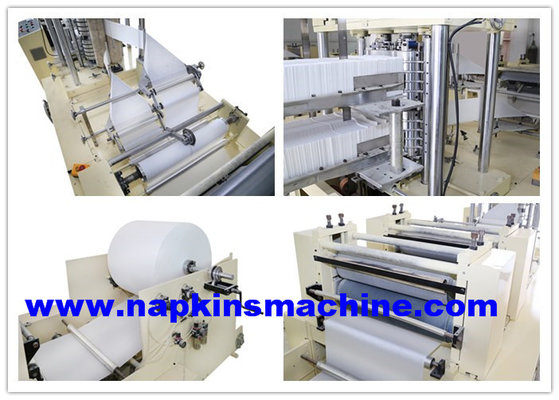 China Tissue Paper Napkin Making Machine With Embossing And Folding Process supplier