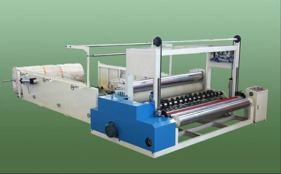 China Toilet Paper Roll Slitting Machine and Rewinding Machine for Industrial Roll supplier