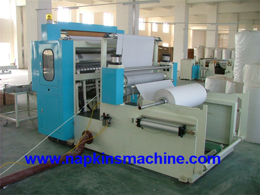 China Vacuum Absorbing M Fold Paper Towel Printing Machine , PLC Computer Controller supplier
