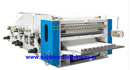 China High Efficiency V Fold Facial Tissue Paper Production Machine For Making Napkin supplier