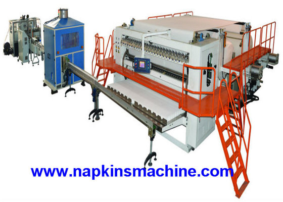 China Fully Automatic Embossing Facial Tissue Machine Production Line Box Package supplier