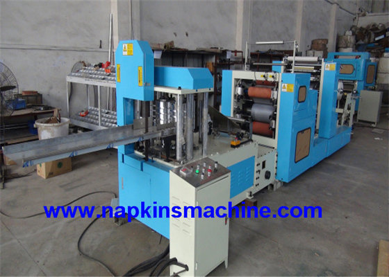 China Auto Ladies Napkin Making Machine , Z Folding Napkin Printing Machine supplier