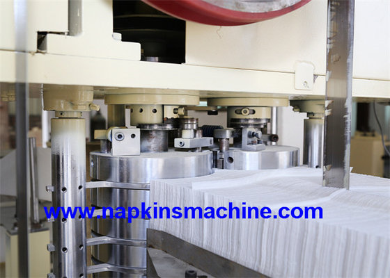 China Two Line Laminated Paper Napkin Machine with Embossing and Eight Folding supplier