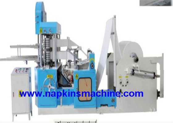 China Recycling 2 Deck Tissue Paper Making Machine / Napkin Packing Machine supplier