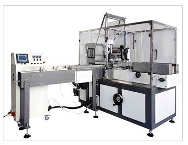 China Sheet Roll Film Facial Tissue Packing Machine With Double Side Heat Sealing Function supplier