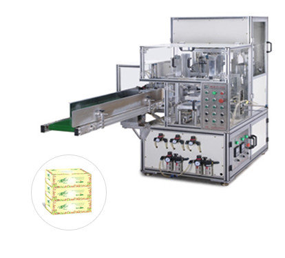 China High Capacity Automatic Facial Tissue Box Packing Machine For Full Line supplier