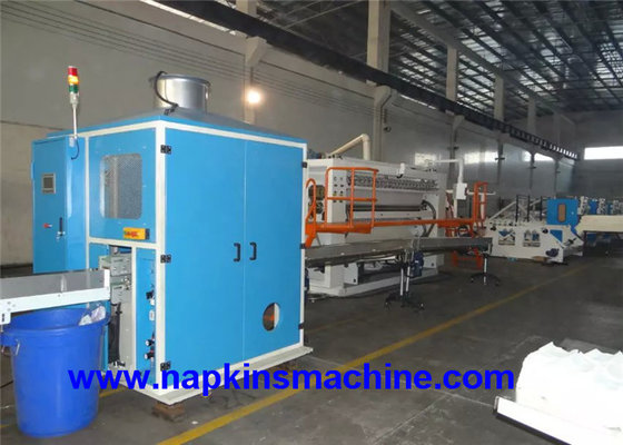 China Soft Bag Packing Facial Tissue Production Line With Tissue Cutting Machine supplier