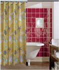 Printed Shower Curtain Waffle White