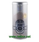 Round gift mesh tin box for brandy whiskey packaging wine can wine box