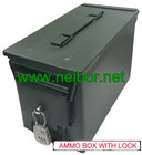 Strong and Durable military use water proof .30CAL .50CAL ammo box M2A1 with handle