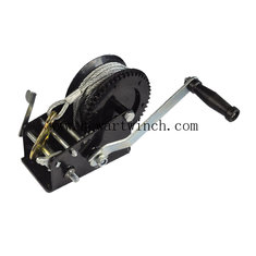 China 2500lbs Black Power Coated Quality Hand Winches For Sale, Hand Cable Winch supplier