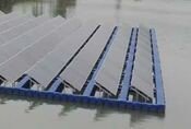Solar floater floating solar system mounting structure system on water