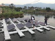 special HDPE plastic solar water floating ponton for floating solar power farm solar floating mounting structures system