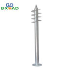 Solar Pile Driving Ground Screw Driver Ground Screw Pole Anchor for Construction, Ground Screw with fan, pile ground