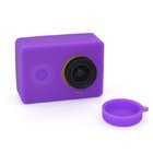 Action Camera Accessories Silicone Protective Case Cover Skin + Lens Cap For Xiaomi YI Sport Camera