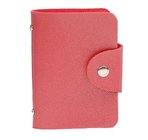 organizer card holder pu cover with pvc pockets high quality promotional gifts credit card pouch leaflet