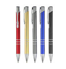 aluminum barrel business ball pen promotional  advertising good quality metal ball pen  3 lines metal pen