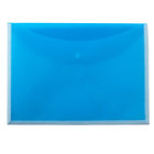 translucent 2 color  A4 pp folder documents pouch dispatch case file pocket paper bag document holder with button