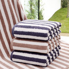 wholesale 100% cotton striped hotel bath towels