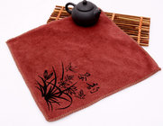 Hot sale plain microfiber tea towels, microfier tea towels bulkl, custom tea towel printing