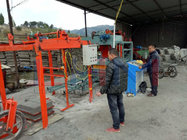 QTJ4-25B Full automatic molding Brick Machine made by Henan Ling Heng China
