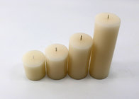 3inch Diameter Paraffin wax unscented ivory white Pillar Candles for decoration