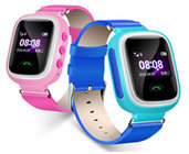 Child Smart Watch with 2G modem, Micro SIM card, 1.0 inch Screen, LBS location, Healthy pedometer, Voice Chat etc.