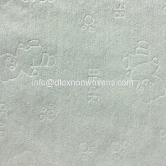 spun lace nonwoven rolls material for wet wipes baby wipes material(viscose polyester)