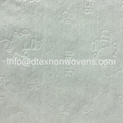 white spun lace nonwoven rolls material for wet wipes baby wipes material(rayon polyester)