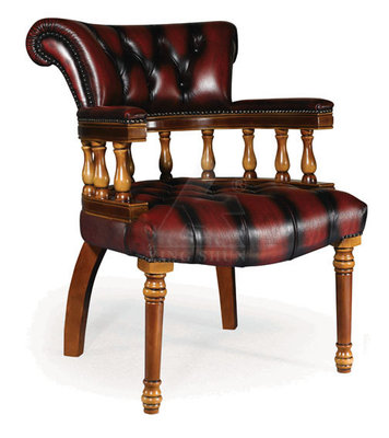 China Luxury Europe style visitor chair/classical solid wood meeting chair supplier