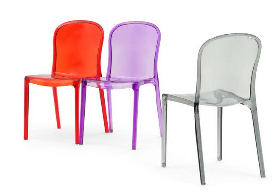 China Patrick Jouin Thalya chair/clear chair/clear plastic chair/transparent events chair supplier