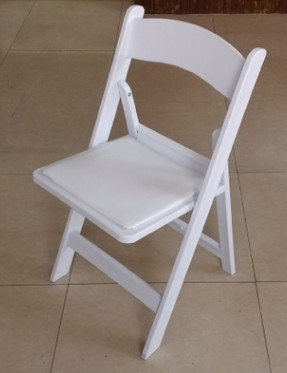 China white resin foldable wedding chair/resin foldable event chair/foldable resin wedding chair supplier