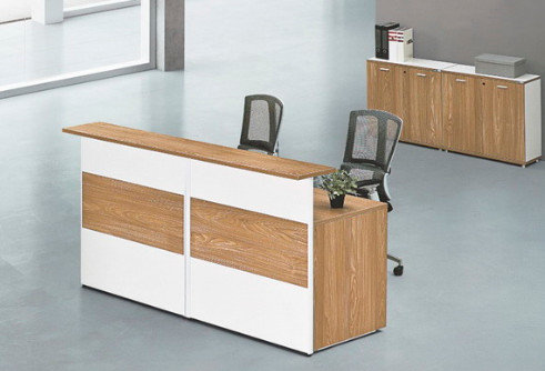 China office melamine 2m reception desk furniture supplier