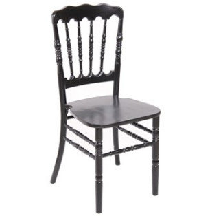 China Black color solid wood chiavari chair wedding chair party chair supplier