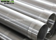 water slot screen stainless steel Johnson V wedge wire well tube for drilling