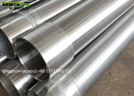 Wedge Wire Stainless Steel Screen 8inch Pipe size heavy duty screen with BTC thread coupling