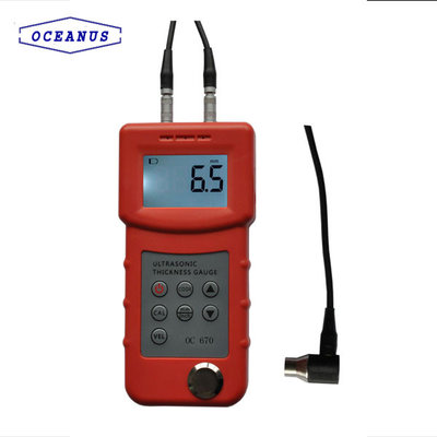 China OC-670 Ultrasonic thickness gauge with measuring range of 1~300mm supplier
