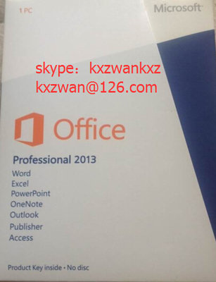 China OEM Microsoft Office 2013 Professional Software Full version with fpp key supplier