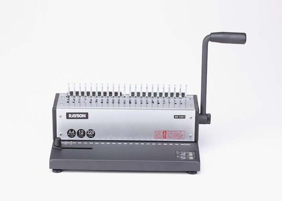 China Electric Comb Binder Machine Pouching 12 Sheets For A4 Document SD-1201 supplier