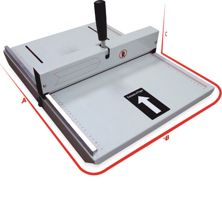 China A4 Dotted Line Strip Binding Machine Creases On Plain Paper / Paper Board supplier