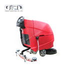 V5 Red Single Brush Battery Powered Mini Floor Tile Cleaning Machine, Electric Floor Scrubber Machine