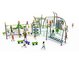 Large Multifunctional Climbing Outdoor Gym Slide Outdoor Playground Equipment For Kids supplier