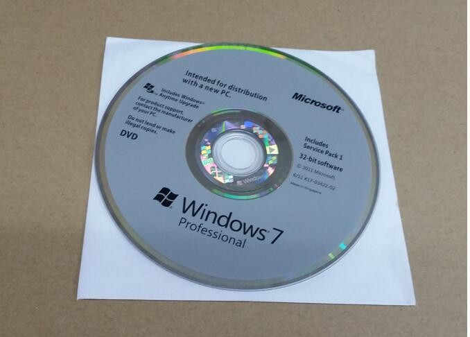 PC Windows 7 Pro Retail Box Microsoft windows 7 professional full version