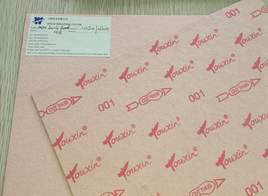 Pink Shoe Soles Insole Paper Board