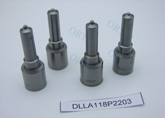 China REX engine spray nozzles DLLA118 P2203 for Komatsu Cummins fuel injector diesel nozzle DLLA118P2203 supplier
