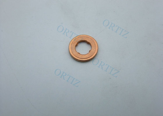 China ORTIZ common rail nozzle copper washer F 00V C17 504 injector copper spacer F00VC17504 size 7.1*15*2 MM supplier