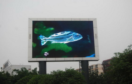 China Light Weight Outdoor Advertising LED Display , p10 Outdoor Full Color LED Display supplier